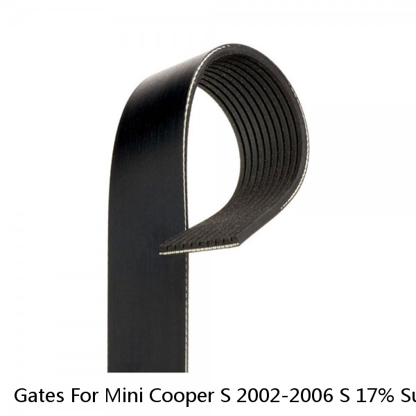Gates For Mini Cooper S 2002-2006 S 17% Super Charger Pulley Fleetrunner Belt #1 small image