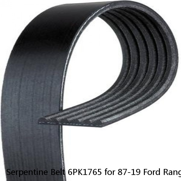Serpentine Belt 6PK1765 for 87-19 Ford Ranger Mazda Chevrolet Chrysler Porsche #1 image