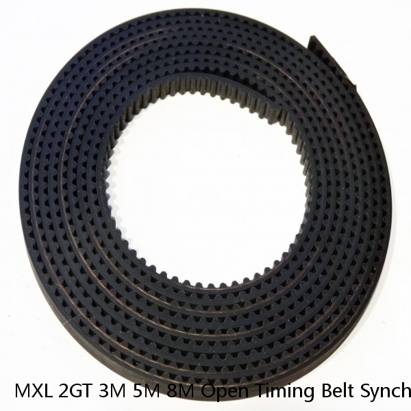 MXL 2GT 3M 5M 8M Open Timing Belt Synchronous Rubber for Pulleys Transmission #1 image