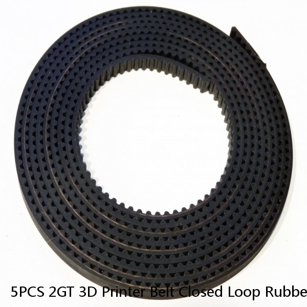 5PCS 2GT 3D Printer Belt Closed Loop Rubber GT2 Timing Belt Length 134mm-172mm #1 image